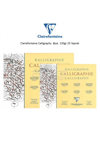 Clairefontaine Calligraphy Blok 130gr 25 Yaprak