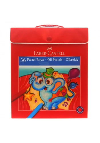 Faber Castell Pastel Boya Plastik Çantalı 36 Renk 125137