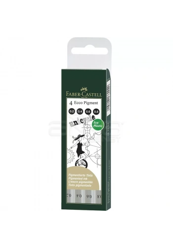 Faber Castell Ecco Pigment 4lü Çizim Kalemi 167004