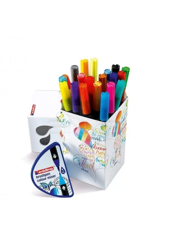 Edding Brushpen 1340 Fırça Uçlu Kalem Happy Box 20li Set