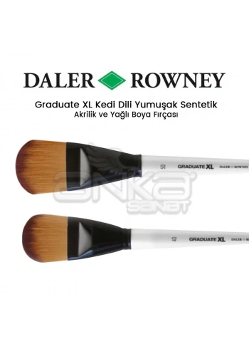 Daler Rowney Graduate XL Kedi Dili Yumuşak Sentetik Fırça