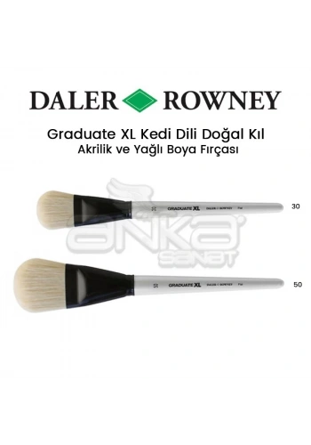 Daler Rowney Graduate XL Kedi Dili Doğal Kıl Fırça