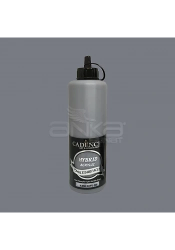 Cadence Hybrid Acrylic For Multisurfaces Tüm Yüzeyler İçin Akrilik Boya 500ml H090 Koyu Gri