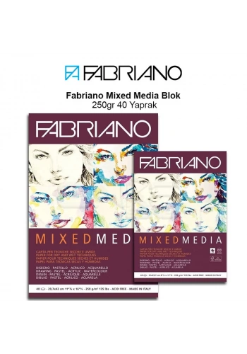 Fabriano Mixed Media Blok 250g 40 Yaprak
