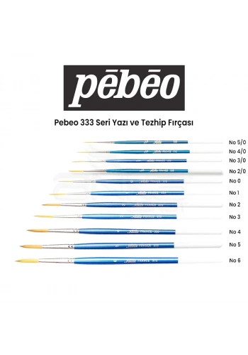Pebeo 333 Seri Yazı ve Tezhip Fırçası