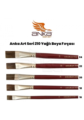 Anka Art Seri 210 Yağlı Boya Fırçası