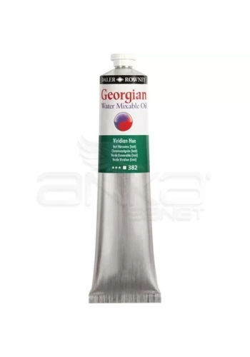 Daler Rowney Georgian Water Mixable Oil Su Bazlı Yağlı Boya 200ml 382 Viridian Hue