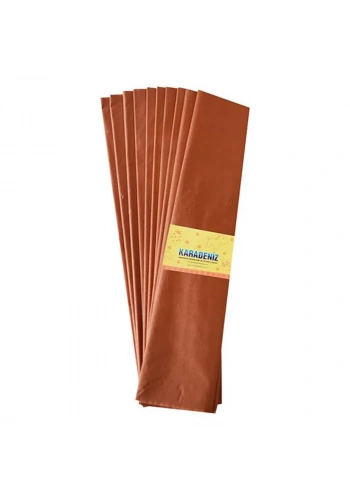 Lino Lüx Krapon Kağıdı 10lu 50cmx2m Kahverengi