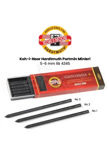 Koh-i-Noor Hardtmuth Portmin Min 5-6 mm 6lı 4345