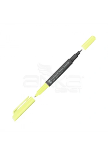 Marabu Graphix Permanent Marker Çift Uçlu 1.0mm-0.5mm 020 Lemon