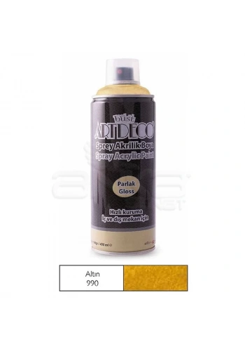 Artdeco Akrilik Sprey Boya 400ml 990 Altın