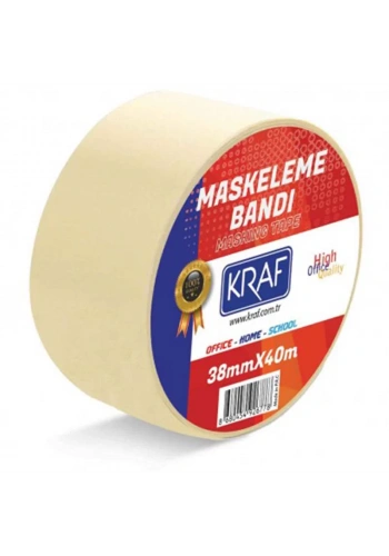Kraf Maskeleme Bandı 38mmx40mt
