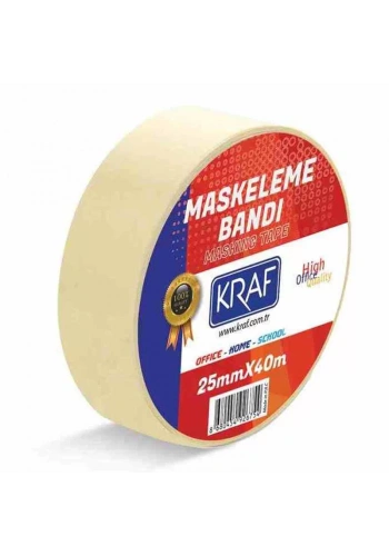 Kraf Maskeleme Bandı 25mmx40mt