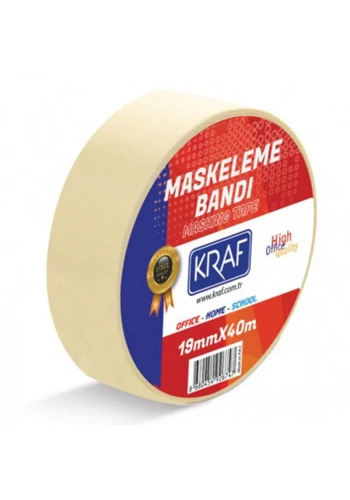 Kraf Maskeleme Bandı 19mmx40mt