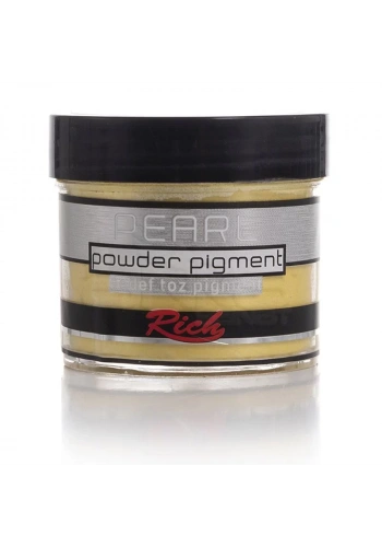 Rich Pearl Powder Sedef Toz Pigment 60cc 11028 Sarı