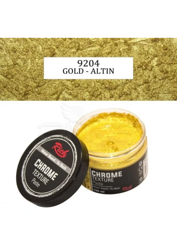 Rich Su Bazlı Chrome Texture Paste 150ml 9204 Gold