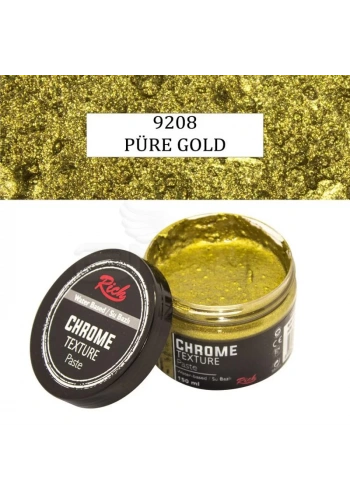 Rich Su Bazlı Chrome Texture Paste 150ml 9208 Püre Gold