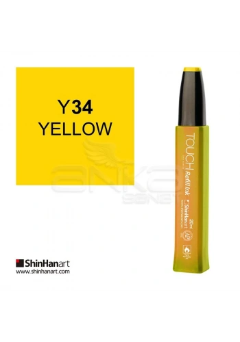 Touch Twin Marker Refill İnk 20ml Y34 Yellow