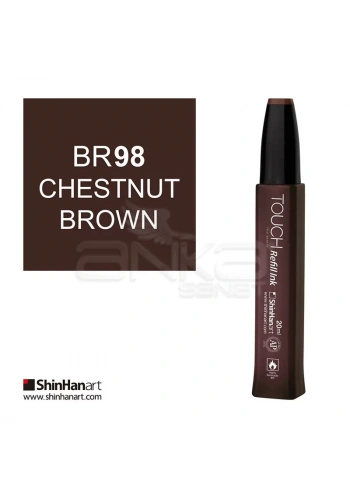Touch Twin Marker Refill İnk 20ml BR98 Chestnut Brown