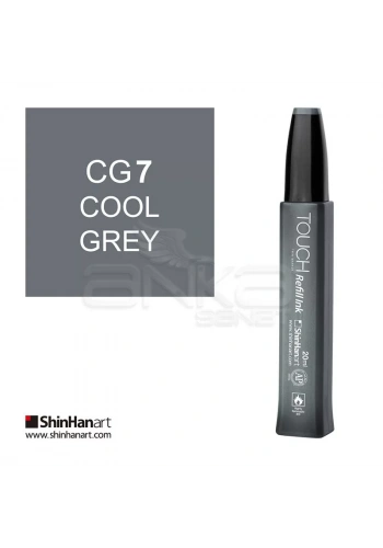 Touch Twin Marker Refill İnk 20ml CG7 Cool Grey