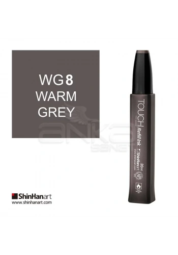Touch Twin Marker Refill İnk 20ml WG8 Warm Grey