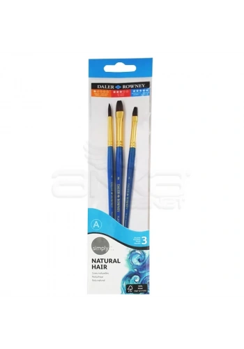 Daler Rowney Simply Natural Hair  Seti 3lü
