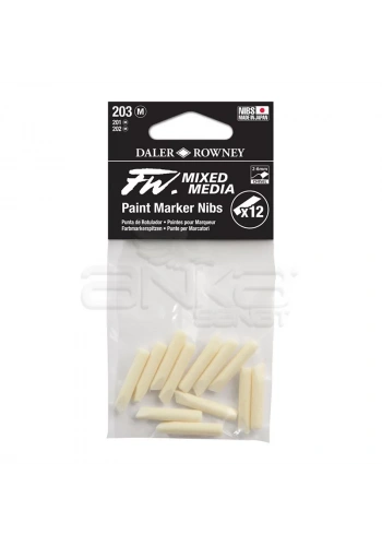 Daler Rowney FW Mixed Media Yedek Uç 203 2-6mm (M) 12li
