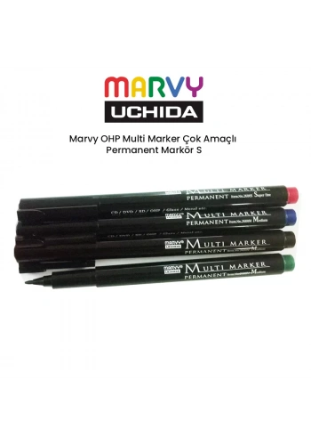 Marvy OHP Multi Marker Çok Amaçlı Permanent Markör S