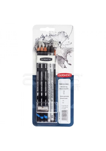 Derwent Fine Art Pencils Watersoluble Sketching Set 0700665