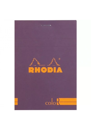 Rhodia Basic Çizgili Bloknot Purple Kapak 90g 70 Yaprak A5