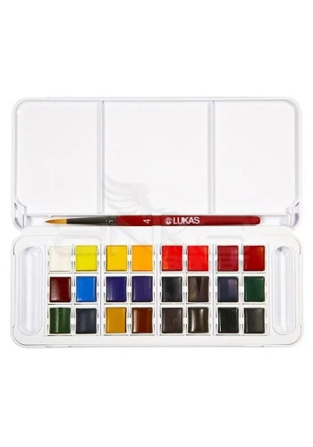 Lukas Sulu Boya Takımı Tablet 24 Renk