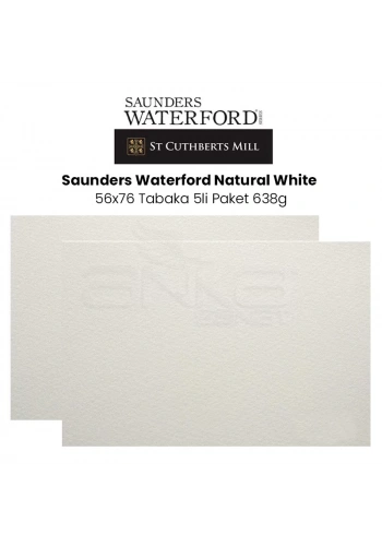 Saunders Waterford Natural White 638g 56x76 Tabaka 5li Paket