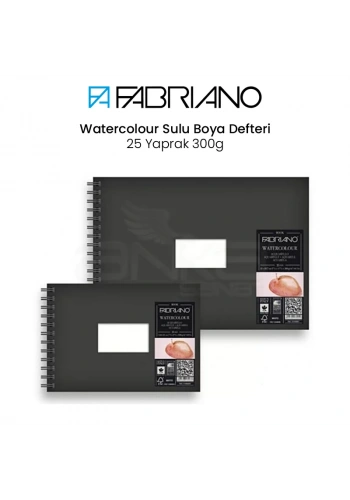 Fabriano Watercolour Sulu Boya Defteri 25 Yaprak 300g
