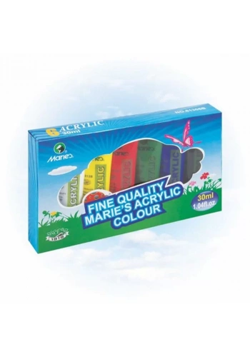 Maries Akrilik Boya Seti 30ml 6lı