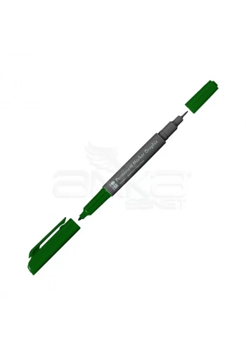 Marabu Graphix Permanent Marker Çift Uçlu 1.0mm-0.5mm 068 Dark Green