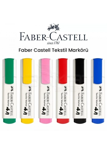 Faber Castell Textile Marker Kumaş Kalemi