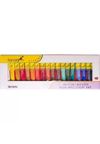 Fanart Academy Akrilik Boya Seti 18x12ml