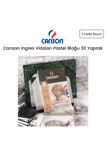 Canson Ingres Vidalon Pastel Bloğu 100g 30 Yaprak