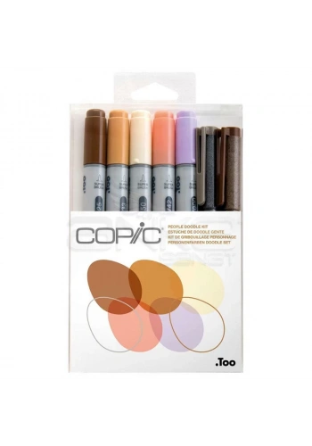 Copic Ciao Marker 5+2 Set People Doodle Kit