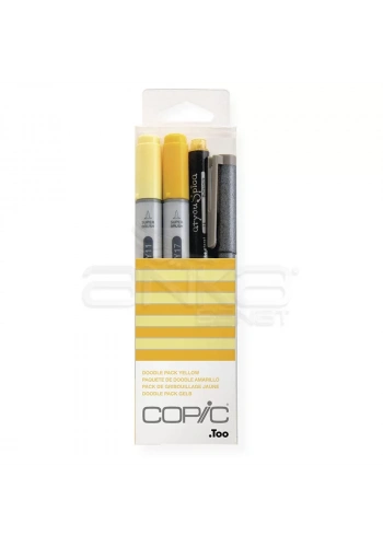 Copic Doodle Pack 4lü Set Yellow