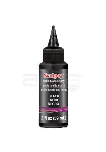Sculpey Sıvı Polimer Kil 59ml Black ALSBK02