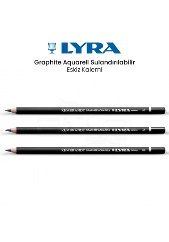 Lyra Rembrandt Graphite Aquarell Sulandırılabilir Eskiz Kalemi