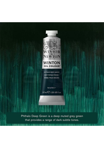 Winsor & Newton Winton Yağlı Boya 37ml 048 Phthalo Deep Green
