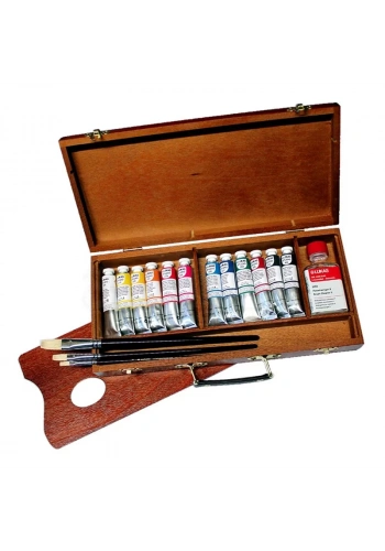 Lukas Studio Yağlı Boya Seti Beechwood Box Ahşap Kutu 6057