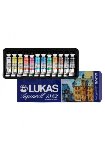 Lukas Aquarell 1862 Artist Sulu Boya 12x10ml 6727