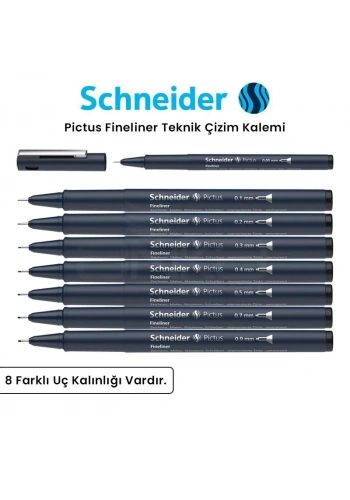 Schneider Pictus Fineliner Teknik Çizim Kalemi