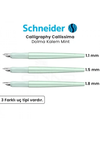 Schneider Calligraphy Callissima Dolma Kalem Mint Yeşili