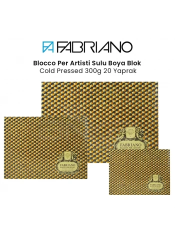 Fabriano Blocco Per Artisti Sulu Boya Blok Cold Pressed 300g 20 Yaprak