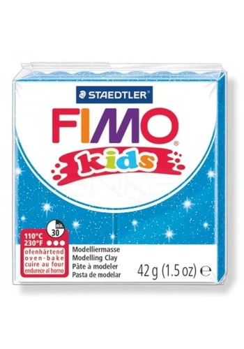 Fimo Kids Polimer Kil 42g No:312 Yaldızlı Mavi