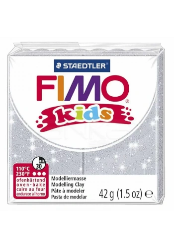Fimo Kids Polimer Kil 42g No:812 Yaldızlı Gri
